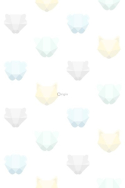 PhotowallXL origami animal masks 158856 dieren maskers