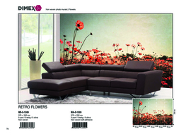 Dimex fotobehang retro bloemen MS-5-1309