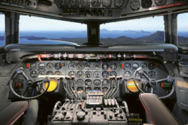 Dimex fotobehang cockpit uitkijk 0317