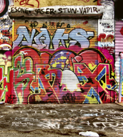 Dimex fotobehang straat graffiti 0321