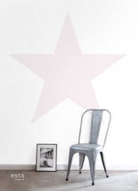 PhotowallXL star 158851 roze ster