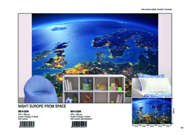 Dimex fotobehang  Europa uit de ruimte MS-5-2256