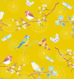 Eijffinger Pip Studio IIII behang 375083 Early Bird Yellow