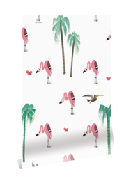 Behang Fiep Westendorp Flamingo's WP-122 Kek