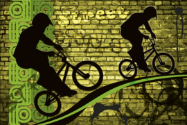 Dimex fotobehang fietscross 0328