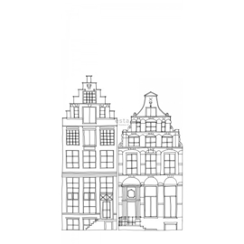 PhotowallXL Amsterdam houses 158834 huisjes in Amsterdam