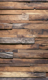 Dimex fotobehang houten muur 0158