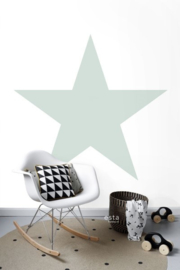 PhotowallXL star 158841 mint groene ster