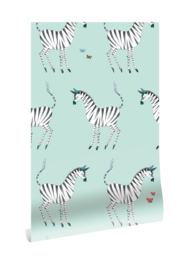 Behang Fiep Westendorp Zebra Mint  WP-128 Kek