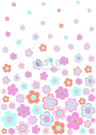 PhotowallXL retro flowers 158709 bloemen