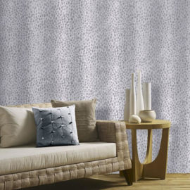 Behang met luipaard print en glitters 903101