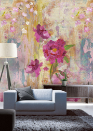 Colorful Florals & Retro INK7314 Paint yr Wall