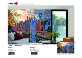 Dimex fotobehang  grachten van Brugge MS-5-1015