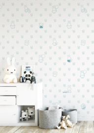 Nijntje behang Bears blauw WP-507