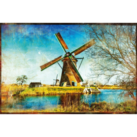 Dimex fotobehang Hollandse molen MS-5-2021