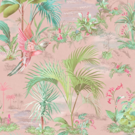 Eijffinger Pip Studio 5 behang 300141 Palm Scene 300141 roze