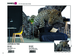 Dimex fotobehang luipaard in boom MS-5-0537