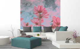 Dimex fotobehang bloemen roze 0362