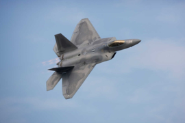 XXL wallpaper F22 Raptor jachtvliegtuig 470344