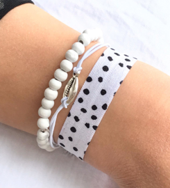 ibizastyle armbandensetje wit