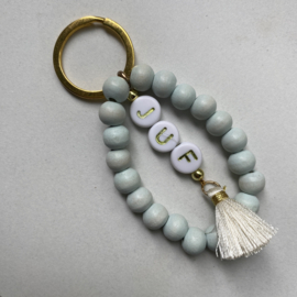 TAS-SLEUTELHANGER LICHTBLAUW
