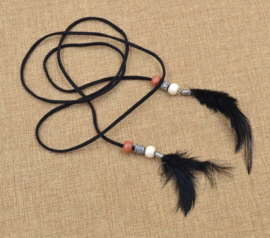 Haarband ibizastyle zwart