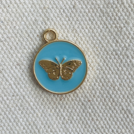 Bedel vlinder blauw