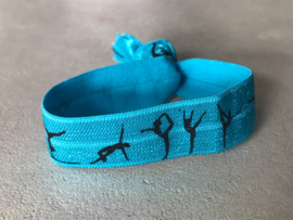 elastisch armbandje turnen blauw