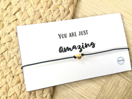 Wenskaart  "YOU ARE JUST AMAZING"