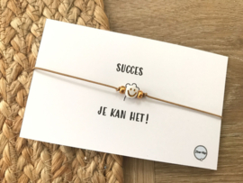 Wenskaart *SUCCES, JE KAN HET*