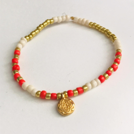 Armband fiery red/gold