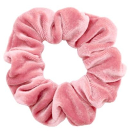 scrunchie fluweel oud roze