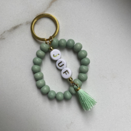 TAS-SLEUTELHANGER AZUURGROEN