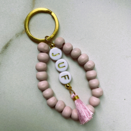 TAS-SLEUTELHANGER ROZE