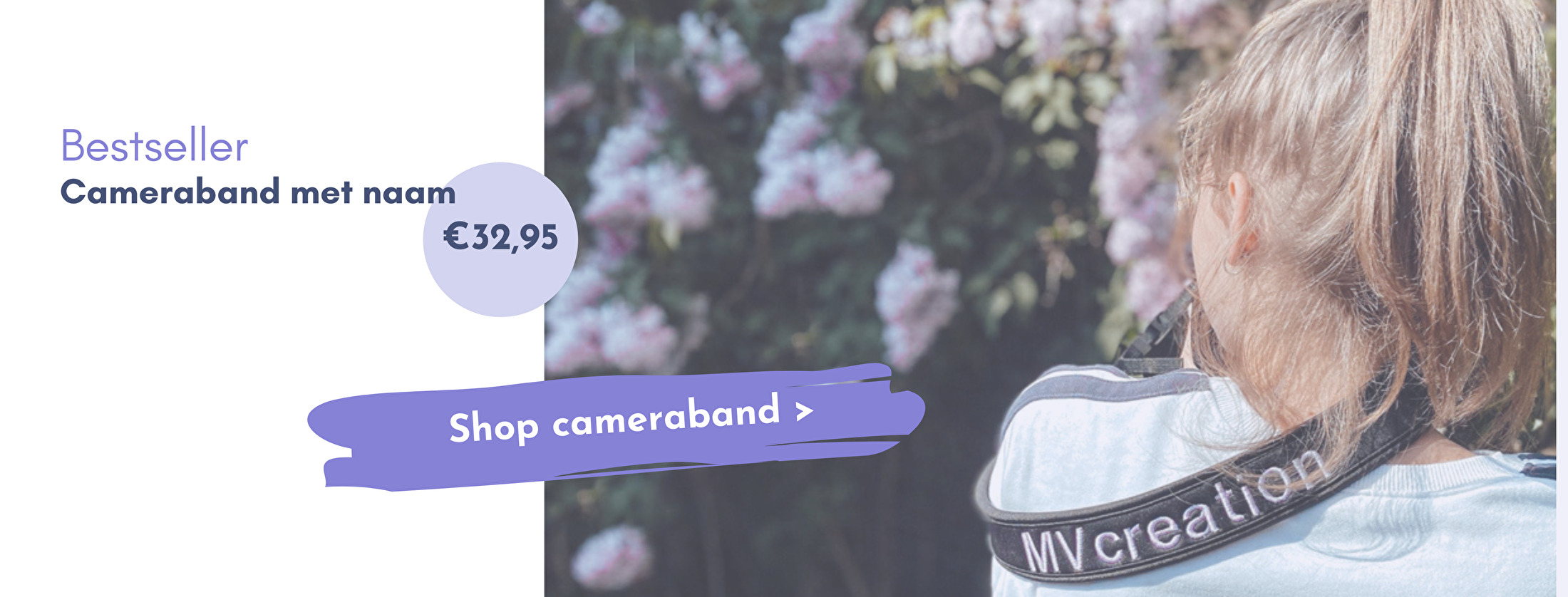 cameraband met naam