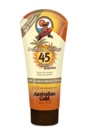 Australian Gold SPF 45 Premium Coverage Faces met Zelfbruiner