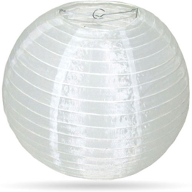 Tuinlampion wit 35 cm