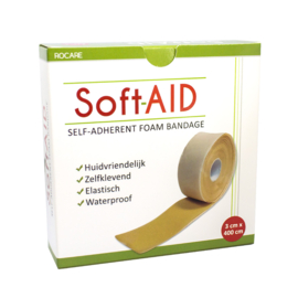 Soft-AID Foam kleefverband 3cm x 400 cm