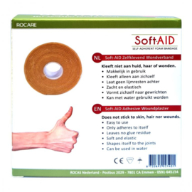 Soft-AID Foam kleefverband 3cm x 400 cm