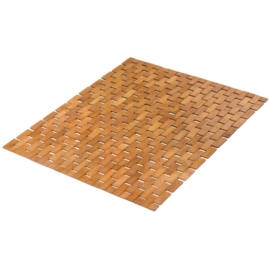 Houten Badmat Palito Natuur Bruin 50x70 cm