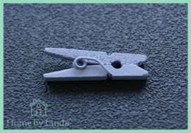 Mini knijpers lila 2,5 cm (set van 20 stuks)