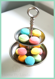 Macaron Gummetjes 3 cm (set van 5 stuks)