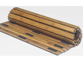 Houten Badmat Level Natuur Bruin 60x115 cm