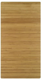 Houten Badmat Bambus Natuur Bruin 50x80 cm