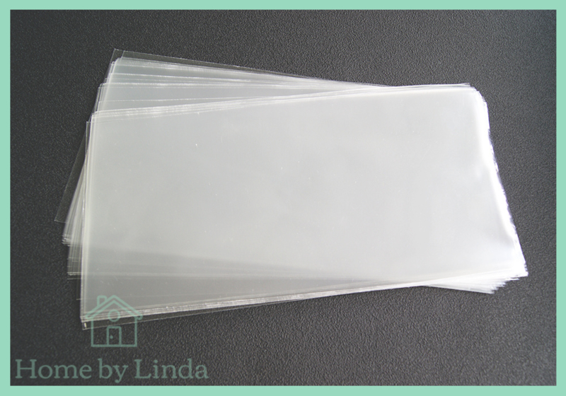 Beschrijvend ticket Trekker Cellofaan zakjes transparant 12 cm x 25 cm (set van 10 stuks) | Cellofaan  zakjes | Home by Linda