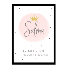 Geboorteposter | Salma