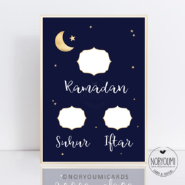Poster | Ramadan Blauw