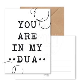 Kaart | You are in my dua