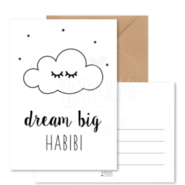 Kaart | Dream big habibi
