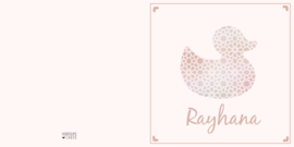 Geboortekaart | Rayhana